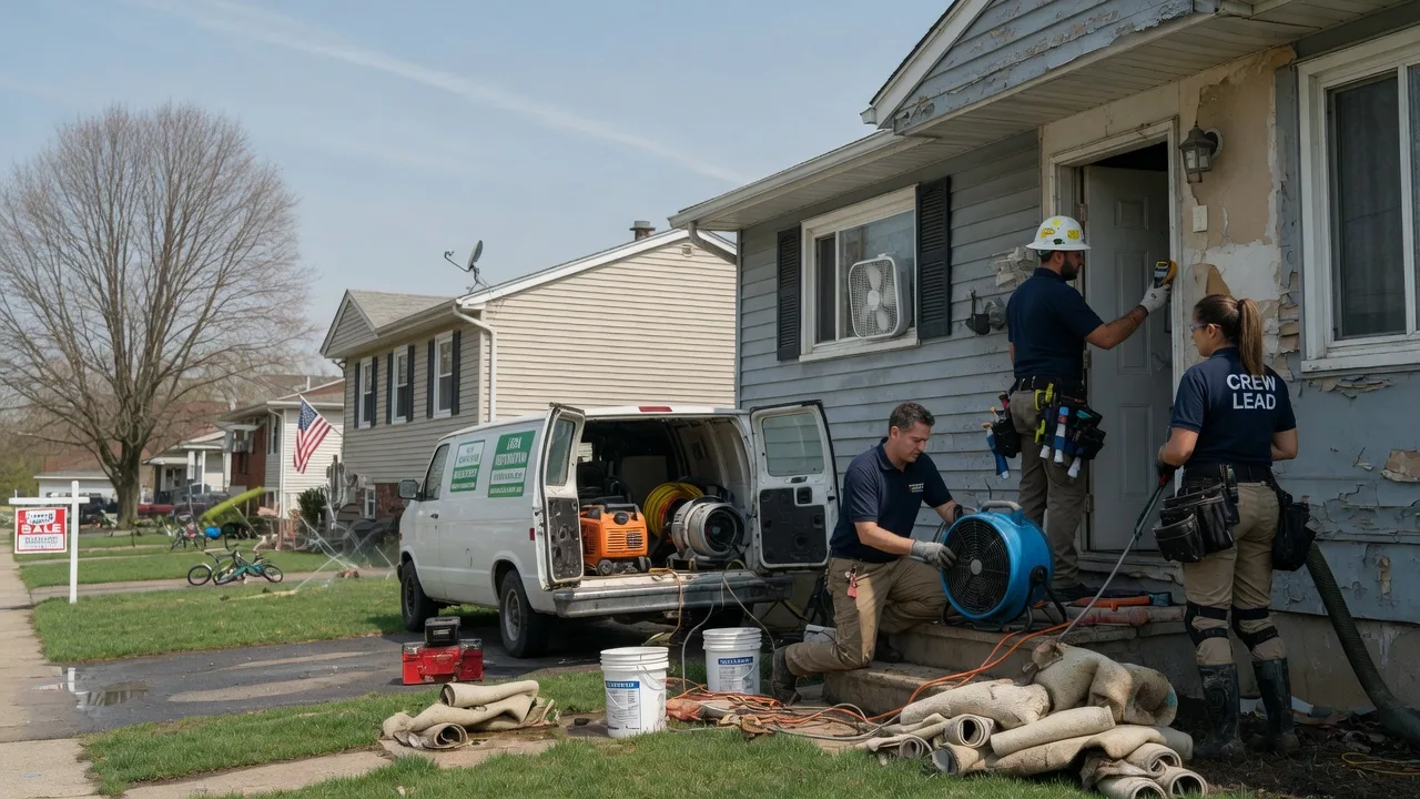 Flood Cleanup in North English, IA near me